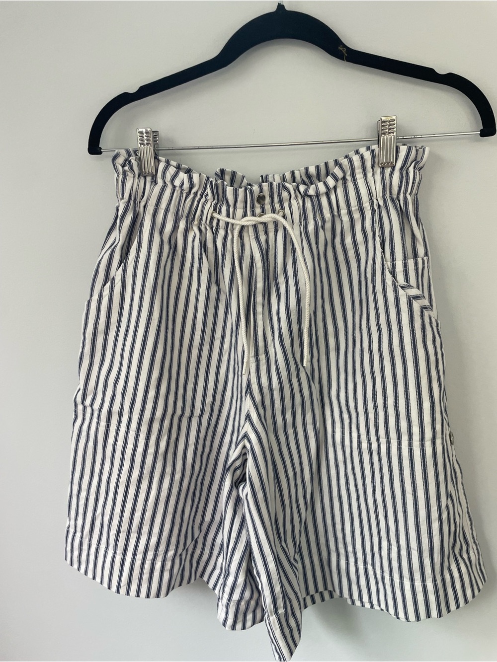 Vintage Liz Claiborne Sport Striped Paperbag Waist Shorts